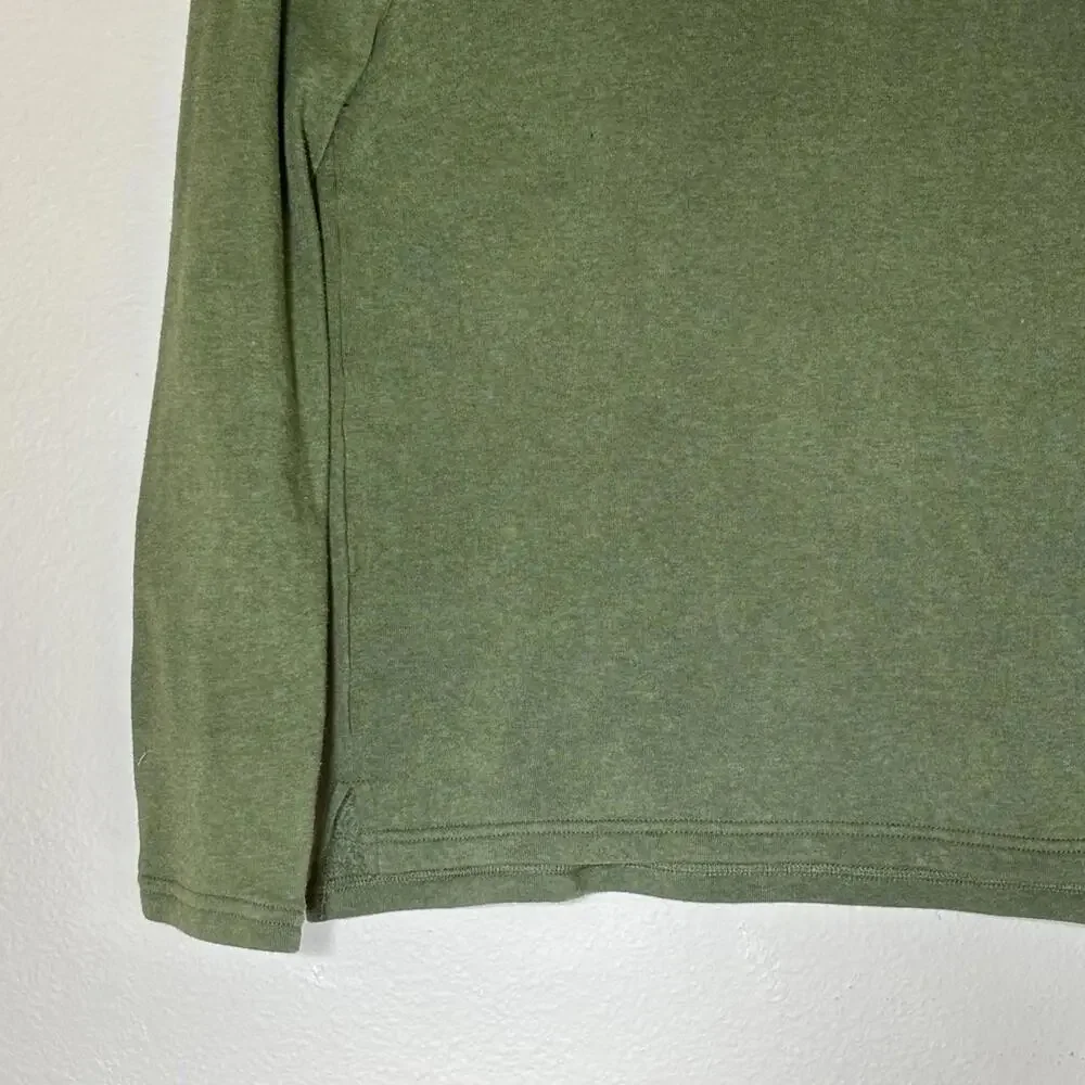 J. Crew Womens  Cowl Neck Knit Top LongSleeves Green Size XS
